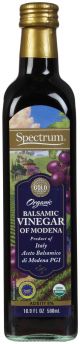 BALSAMIC VINEGAR, ORGANIC Spectrum  6/17oz